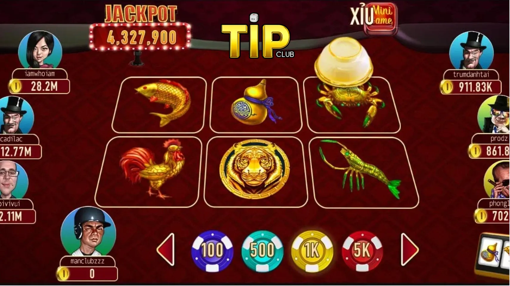 Hãy chinh phục bầu cua tại TipClub mỗi ngày Hãy chinh phục bầu cua tại TipClub mỗi ngày