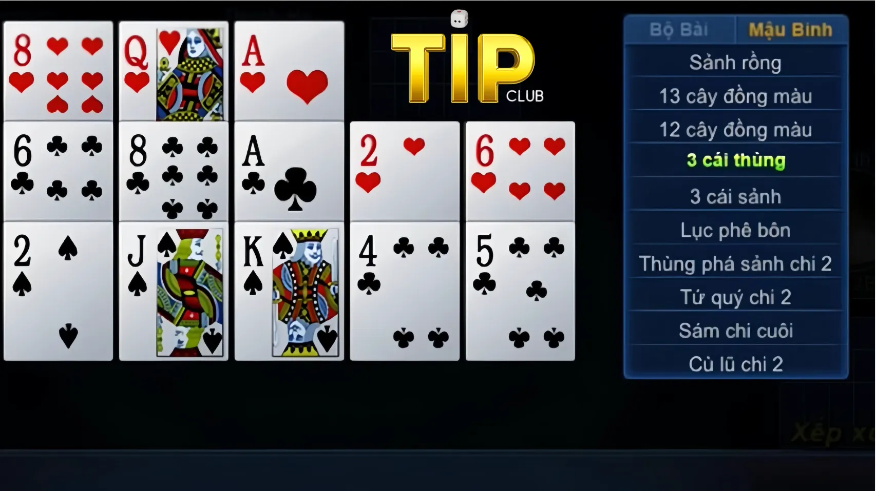 Hướng dẫn luật chơi mậu binh tại Tip club Hướng dẫn luật chơi mậu binh tại Tip club