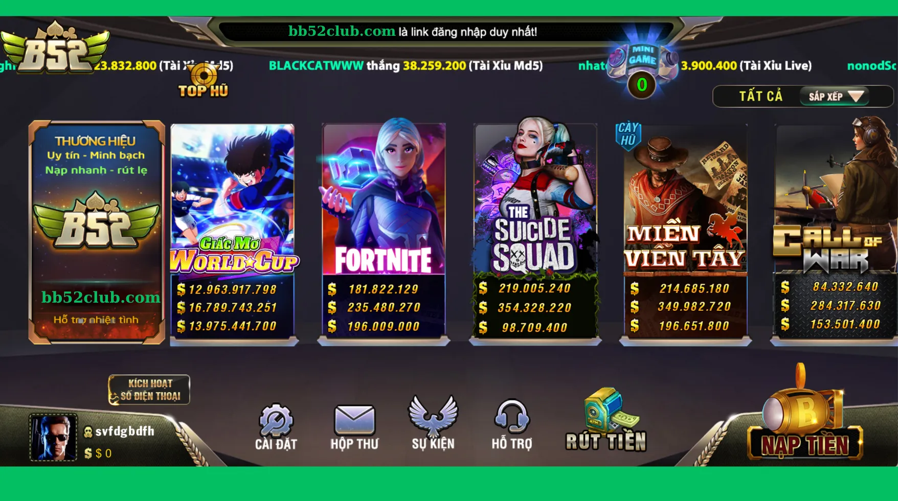 Các Game Slot Nổi Bật Tại B52 Club Các Game Slot Nổi Bật Tại B52 Club